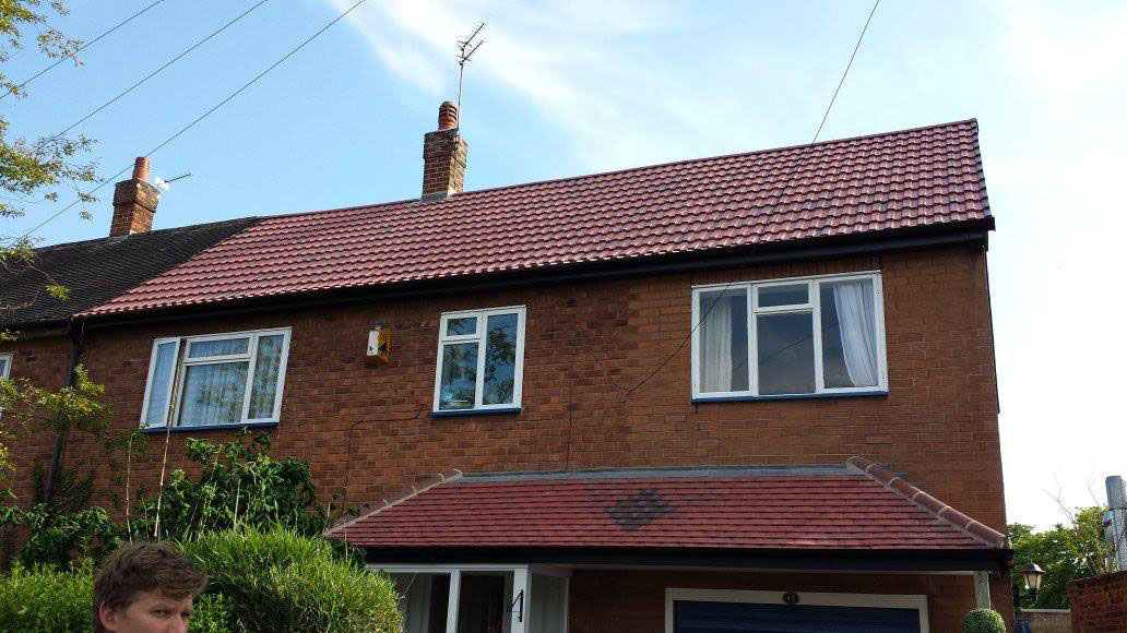 Builders Didsbury. Completed roof installation from M20 Builders Ltd.